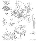 BODY PARTS Diagram and Parts List for JS900SK2SS  General Electric Range