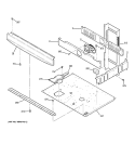 CENTER SPACER Diagram and Parts List for JTP28CF7CC  General Electric Wall Oven