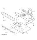 CENTER SPACER Diagram and Parts List for JTP48BF7BB  General Electric Wall Oven