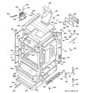 BODY PARTS Diagram and Parts List for JGBP26CEH4CC  General Electric Range