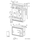 DOORS Diagram and Parts List for ZICS36NAASSRH  General Electric Refrigerator