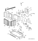 UNIT PARTS Diagram and Parts List for ZIFS36NMARH  General Electric Freezer