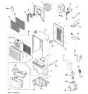 Part Location Diagram of WK65X10002 GE MOUNT MOTOR