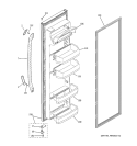 FRESH FOOD DOOR Diagram and Parts List for GSS20IETABB  General Electric Refrigerator