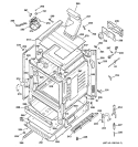 BODY PARTS Diagram and Parts List for RGB746HED1CT  Hotpoint Range