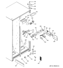 FRESH FOOD SECTION Diagram and Parts List for GSE20IBTAFBB  General Electric Refrigerator