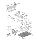 UNIT PARTS Diagram and Parts List for GTE16BBSKRWW  General Electric Refrigerator
