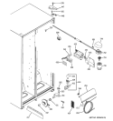 FRESH FOOD SECTION Diagram and Parts List for GSH22JFTACC  General Electric Refrigerator