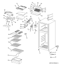 Part Location Diagram of WR17X11464 GE DIVIDER Vegetable BIN