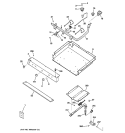 GAS & BURNER PARTS Diagram and Parts List for JGBS09PEH5WW  General Electric Range