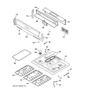 Part Location Diagram of WB13K10021 GE ELECTRODE TOP