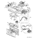 INTERIOR PARTS 2 Diagram and Parts List for SCB2001KSS02  General Electric Microwave Oven Combo