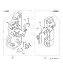 LATCH BOARD PARTS Diagram and Parts List for ZSC2000FBB02  General Electric Microwave