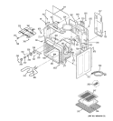 BODY PARTS Diagram and Parts List for JCB900BK3BB  General Electric Range
