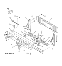 CONTROL PANEL Diagram and Parts List for JCBP80CK3CC  General Electric Range