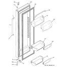 FRESH FOOD DOOR Diagram and Parts List for ESS25KSTBSS  General Electric Refrigerator