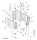 SEALED SYSTEM & COMPONENTS Diagram and Parts List for AJCS10ACBM1  General Electric Air Conditioner