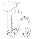 FRESH FOOD SECTION Diagram and Parts List for GSS25JETABB  General Electric Refrigerator