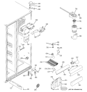 FRESH FOOD SECTION Diagram and Parts List for GSS25KGTBBB  General Electric Refrigerator