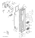 FREEZER DOOR Diagram and Parts List for PSF26NGTBWW  General Electric Refrigerator