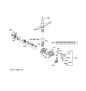 MOTOR - PUMP MECHANISM Diagram and Parts List for HDA3400G05BB  Hotpoint Dishwasher