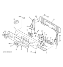 CONTROL PANEL Diagram and Parts List for JBP80SK1SS  General Electric Range