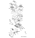 CONTROL PANEL & COOKTOP Diagram and Parts List for JGP989KK2CC  General Electric Cooktop