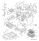 BODY PARTS Diagram and Parts List for JB988SK2SS  General Electric Range