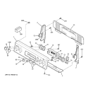 CONTROL PANEL Diagram and Parts List for JBP83MK3BG  General Electric Range