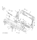 CONTROL PANEL Diagram and Parts List for JCBP80SK3SS  General Electric Range