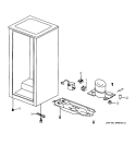 UNIT PARTS Diagram and Parts List for WMR04BAPABB  General Electric Refrigerator