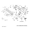 Part Location Diagram of WH42X10576 GE CONTROL PANEL Assembly