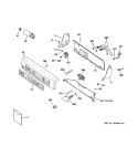 CONTROLS & BACKSPLASH Diagram and Parts List for WPRB9220DCCC  General Electric Washer