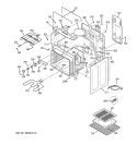 BODY PARTS Diagram and Parts List for JCB900SK3SS  General Electric Range