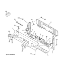 CONTROL PANEL Diagram and Parts List for JCBP35SK3SS  General Electric Range
