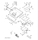 GAS & BURNER PARTS Diagram and Parts List for JGB908WEK5WW  General Electric Range