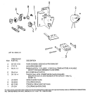 TIMER ASSEMBLY Diagram and Parts List for DCCB330GD3WC  General Electric Dryer