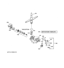 MOTOR - PUMP MECHANISM Diagram and Parts List for GSD3200J05CC  General Electric Dishwasher
