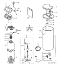 BODY PARTS Diagram and Parts List for GXSS20H02  General Electric Water Softener