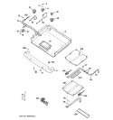 GAS & BURNER PARTS Diagram and Parts List for JGBP83WEJ4WW  General Electric Range
