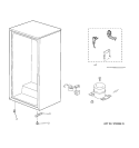 UNIT PARTS Diagram and Parts List for WMR04DATABB  General Electric Refrigerator