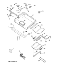 GAS & BURNER PARTS Diagram and Parts List for JGB900BEK5BB  General Electric Range