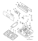 Part Location Diagram of WB36K10444 GE TRIM CONTROL BK