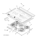 COOKTOP Diagram and Parts List for JCS968SK2SS  General Electric Range