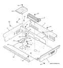 COOLING FAN Diagram and Parts List for JCS968SK2SS  General Electric Range