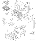 BODY PARTS Diagram and Parts List for JS900BK2BB  General Electric Range