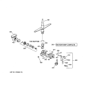 MOTOR - PUMP MECHANISM Diagram and Parts List for GSD3735F01WW  General Electric Dishwasher