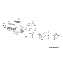 ICE MAKER Diagram and Parts List for GTS18DCPWLCC  General Electric Refrigerator