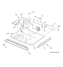 CENTER SPACER Diagram and Parts List for JK955SK3SS  General Electric Wall Oven