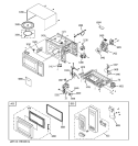 MICROWAVE Diagram and Parts List for JES1142WD04  General Electric Microwave